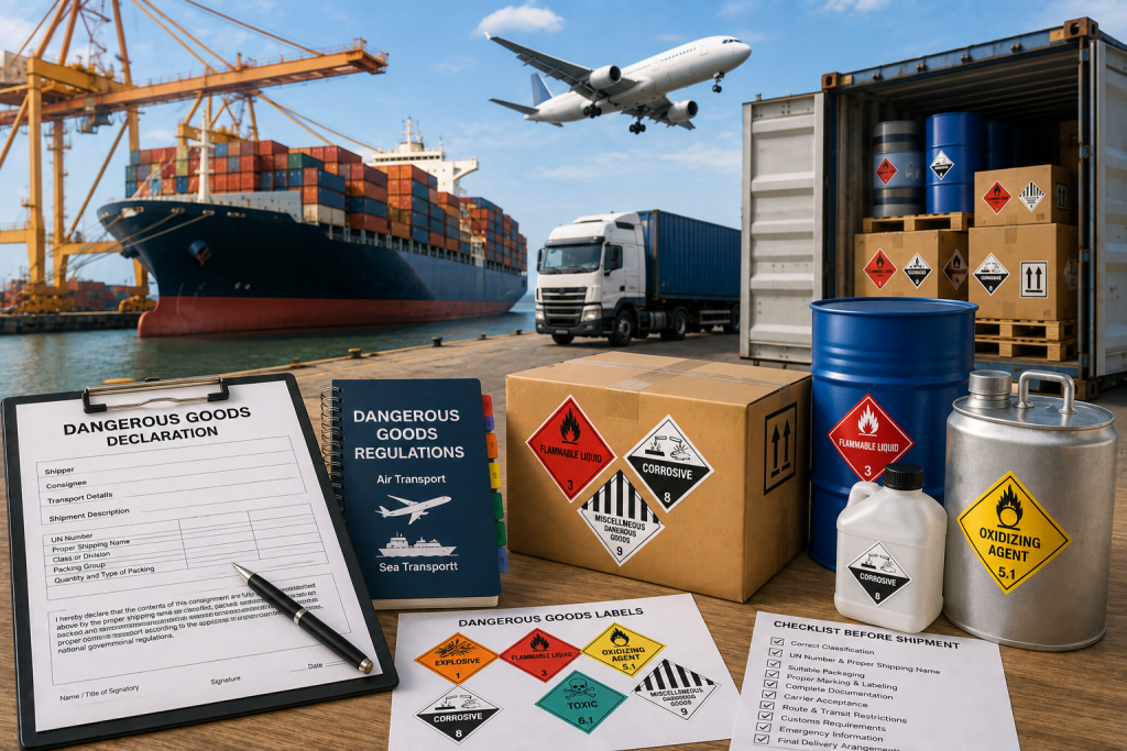 How to Ship Dangerous Goods Internationally: Air and Ocean Freight Requirements